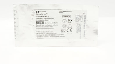 Covidien 8884433301 Xeroform Occlusive Gauze Strip 1inch x 8inch (x)